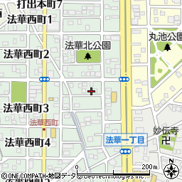 愛知県名古屋市中川区法華西町137周辺の地図