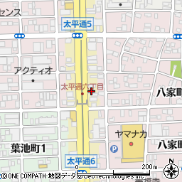 ネクサスエナジー株式会社　中川太平通ＳＳ周辺の地図