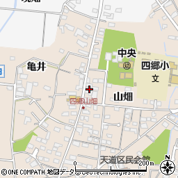 愛知県豊田市四郷町山畑82周辺の地図