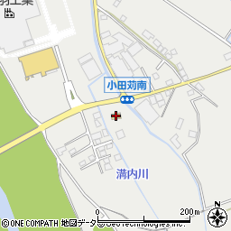 セブンイレブン東近江小田苅店周辺の地図