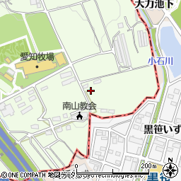 愛知県日進市米野木町南山989周辺の地図