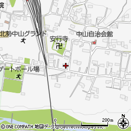 三重県いなべ市北勢町中山153周辺の地図