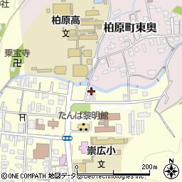 兵庫県丹波市柏原町柏原455-1周辺の地図