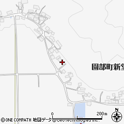 京都府南丹市園部町新堂今井周辺の地図