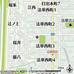 愛知県名古屋市中川区法華西町3丁目33周辺の地図