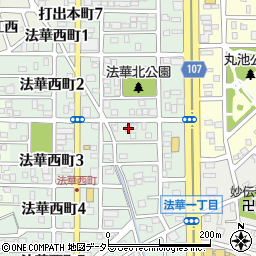 愛知県名古屋市中川区法華西町133周辺の地図