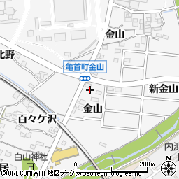 愛知県豊田市伊保町金山130周辺の地図
