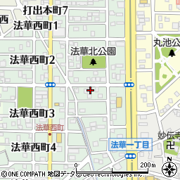 愛知県名古屋市中川区法華西町132周辺の地図