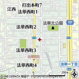 愛知県名古屋市中川区法華西町3丁目18周辺の地図