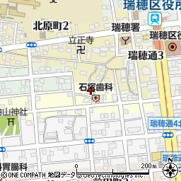 愛知県名古屋市瑞穂区西ノ割町3丁目3周辺の地図