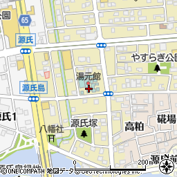 尾張温泉郷 料理旅館 湯元館周辺の地図