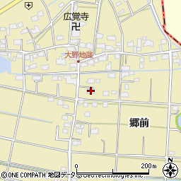 愛知県愛西市大野町郷前100周辺の地図