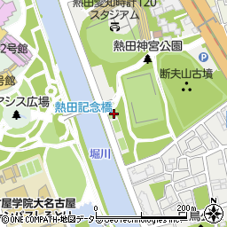 熱田神宮公園トイレ３周辺の地図