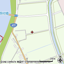 滋賀県近江八幡市野村町周辺の地図