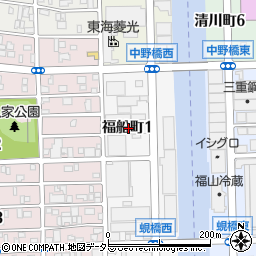 愛知県名古屋市中川区福船町1丁目周辺の地図