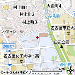 名鉄協商萩山町駐車場周辺の地図