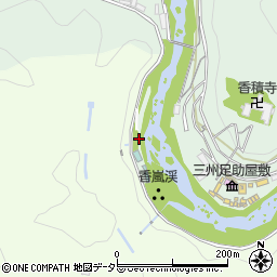 愛知県豊田市足助町（井ノ上）周辺の地図