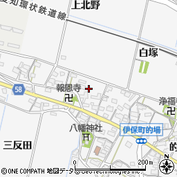 愛知県豊田市伊保町宮本8周辺の地図