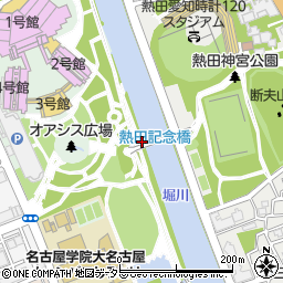 愛知県名古屋市熱田区熱田西町洲崎周辺の地図