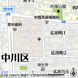 愛知県名古屋市中川区草平町1丁目91周辺の地図