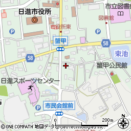 愛知県日進市蟹甲町中屋敷475周辺の地図