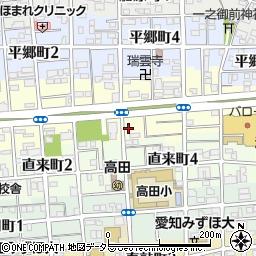 愛知県名古屋市瑞穂区豆田町4丁目17周辺の地図