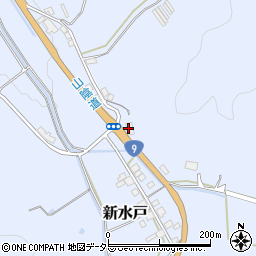 京都府船井郡京丹波町新水戸中垣内周辺の地図