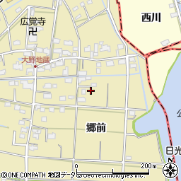 愛知県愛西市大野町郷前66周辺の地図