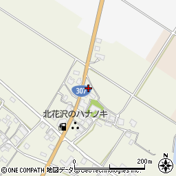 滋賀県東近江市北花沢町301周辺の地図