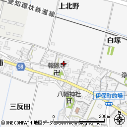 愛知県豊田市伊保町宮本7周辺の地図