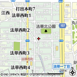 愛知県名古屋市中川区法華西町114周辺の地図