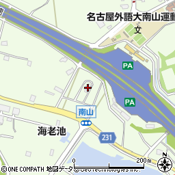 愛知県日進市米野木町南山975周辺の地図
