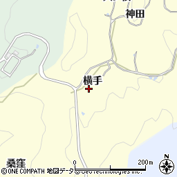 愛知県豊田市室口町（横手）周辺の地図