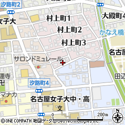 愛知県名古屋市瑞穂区村上町4丁目周辺の地図