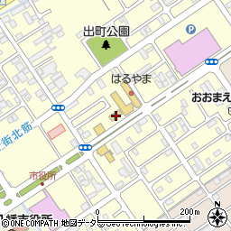 ワークマン近江八幡店周辺の地図