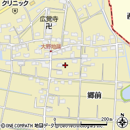 愛知県愛西市大野町郷前85周辺の地図