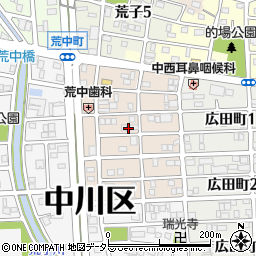 愛知県名古屋市中川区草平町1丁目80周辺の地図