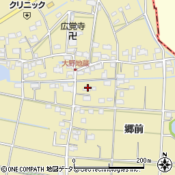 愛知県愛西市大野町郷前88周辺の地図