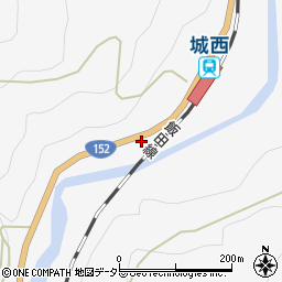 静岡県浜松市天竜区佐久間町相月2126周辺の地図