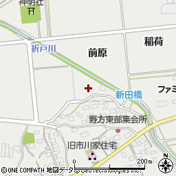 愛知県日進市野方町周辺の地図