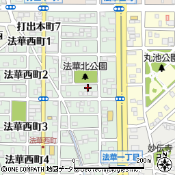 愛知県名古屋市中川区法華西町106周辺の地図
