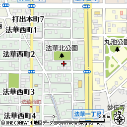 愛知県名古屋市中川区法華西町106周辺の地図