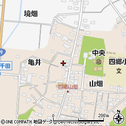 愛知県豊田市四郷町山畑65周辺の地図