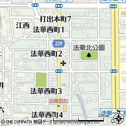 愛知県名古屋市中川区法華西町2丁目16周辺の地図