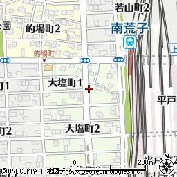 〒454-0863 愛知県名古屋市中川区大塩町の地図