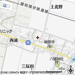 愛知県豊田市伊保町門屋敷周辺の地図