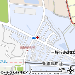 愛知県みよし市三好丘あおば1丁目11周辺の地図