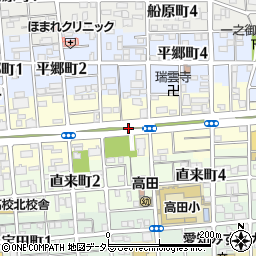 愛知県名古屋市瑞穂区豆田町3丁目周辺の地図