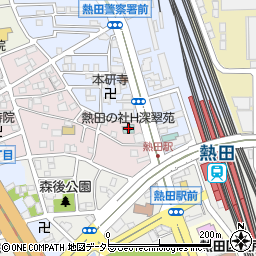 熱田の社ホテル深翠苑周辺の地図