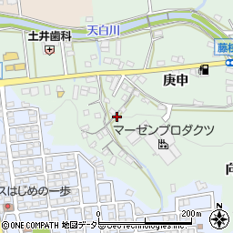 愛知県日進市藤枝町小山周辺の地図